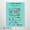 Record Player (Turntable) - Patent on Wood