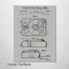 Record Player (Turntable) - Patent on Wood