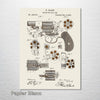 Mason Revolving Firearm - Patent on Wood