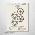 Soccer Ball - Patent on Wood