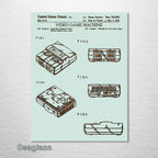Super Nintendo - Patent on Wood