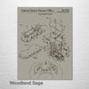Super Nintendo Controller - Patent on Wood