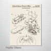 Super Nintendo Controller - Patent on Wood