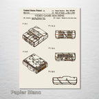 Super Nintendo - Patent on Wood