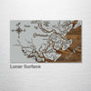 Savannah, GA - Whimsical Map on Wood