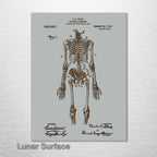 Anatomical Skeleton - Patent on Wood