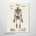 Anatomical Skeleton - Patent on Wood