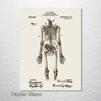Anatomical Skeleton - Patent on Wood