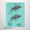 Smith and Wesson Revolver - Patent on Wood