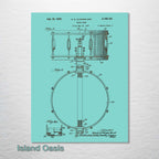 Snare Drum - Patent on Wood