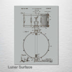 Snare Drum - Patent on Wood