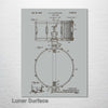 Snare Drum - Patent on Wood