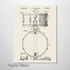 Snare Drum - Patent on Wood