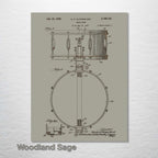Snare Drum - Patent on Wood
