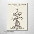 Spaceship Ride (DisneyLand) - Patent on Wood