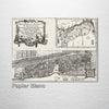 Saint Augustine, FL 1764 - Historic Map on Wood