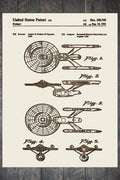 Star Trek Enterprise - Patent on Wood