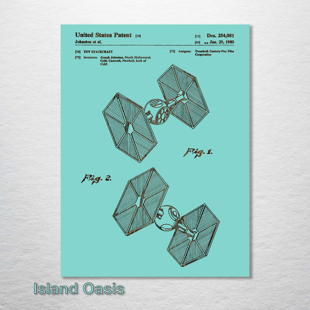 TIE Fighter- Patent on Wood