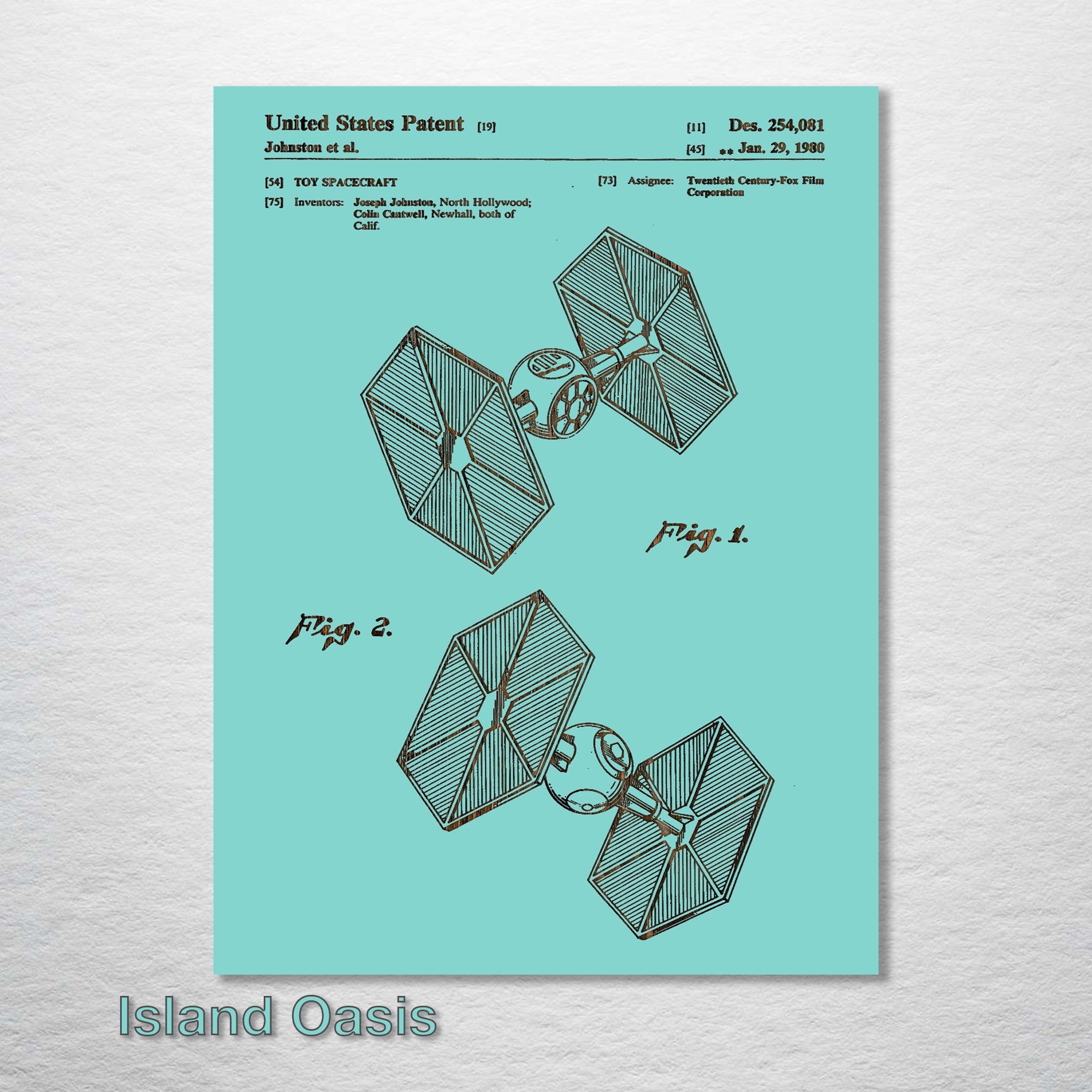 TIE Fighter- Patent on Wood