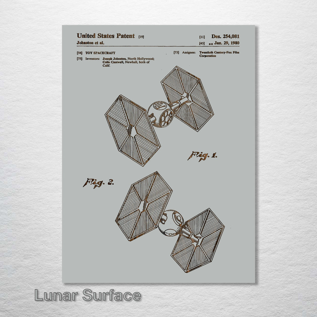 TIE Fighter- Patent on Wood
