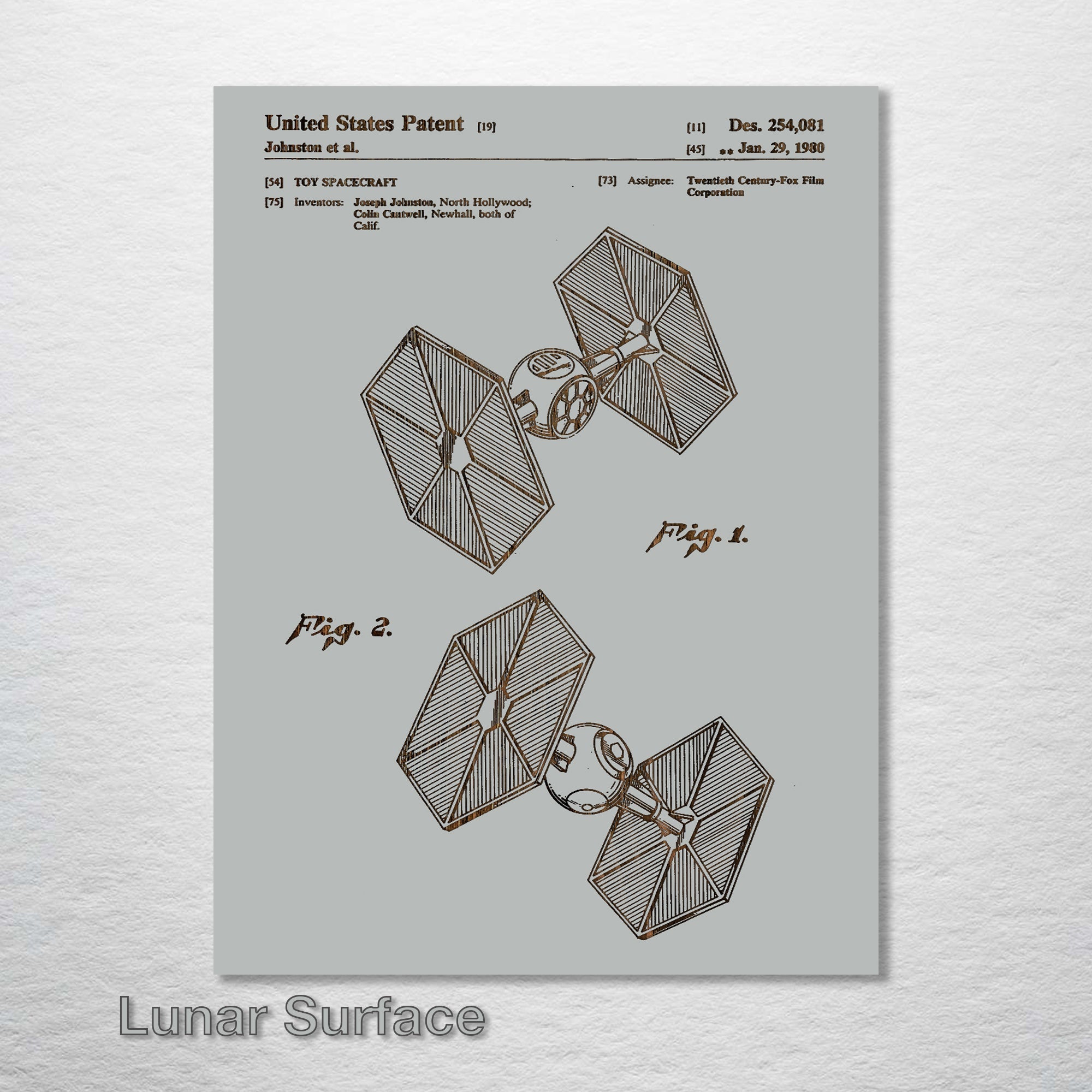 TIE Fighter- Patent on Wood