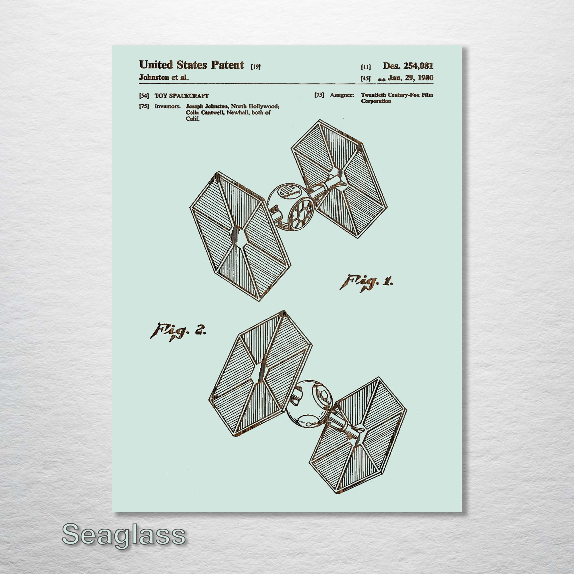 TIE Fighter- Patent on Wood