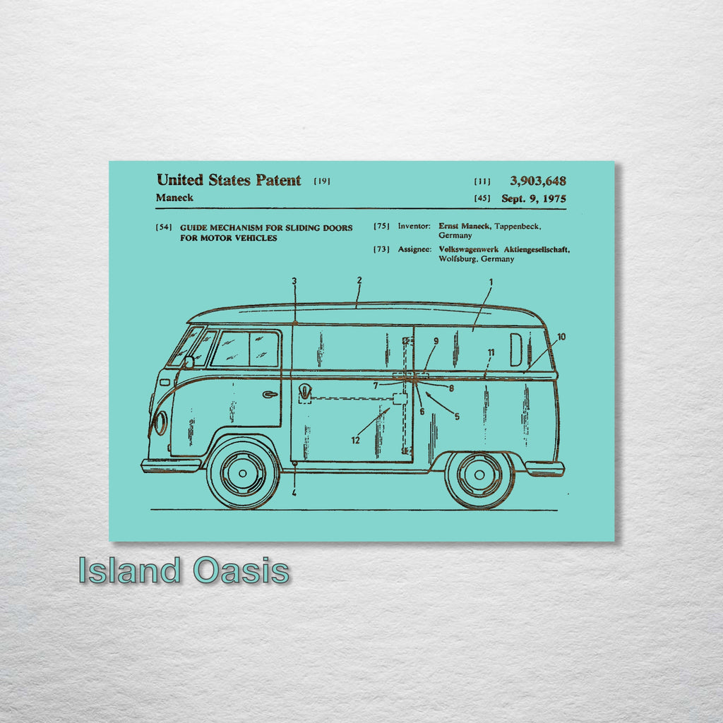 Volkswagen Van - Patent on Wood