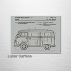 Volkswagen Van - Patent on Wood