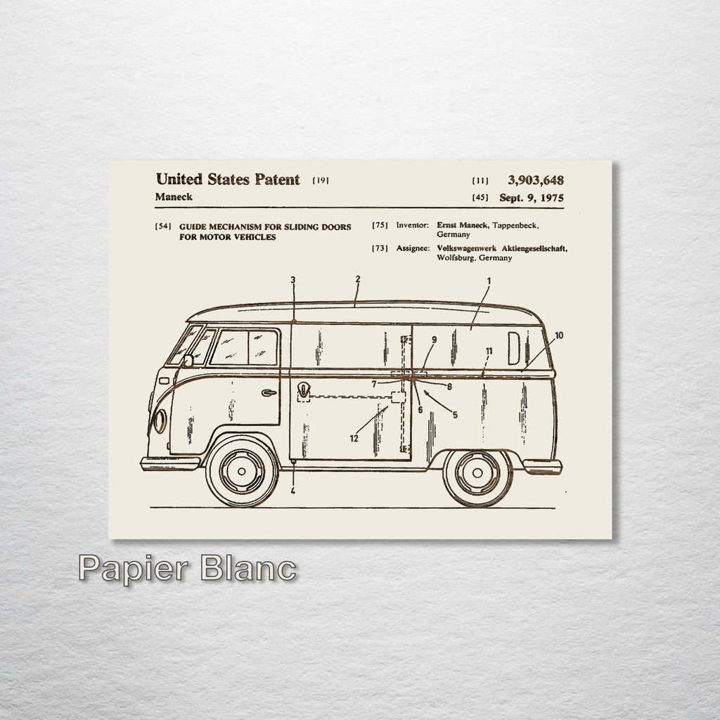 Volkswagen Van - Patent on Wood