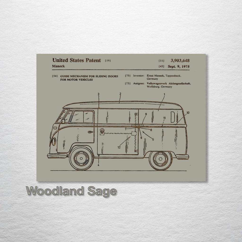 Volkswagen Van - Patent on Wood