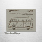 Volkswagen Van - Patent on Wood