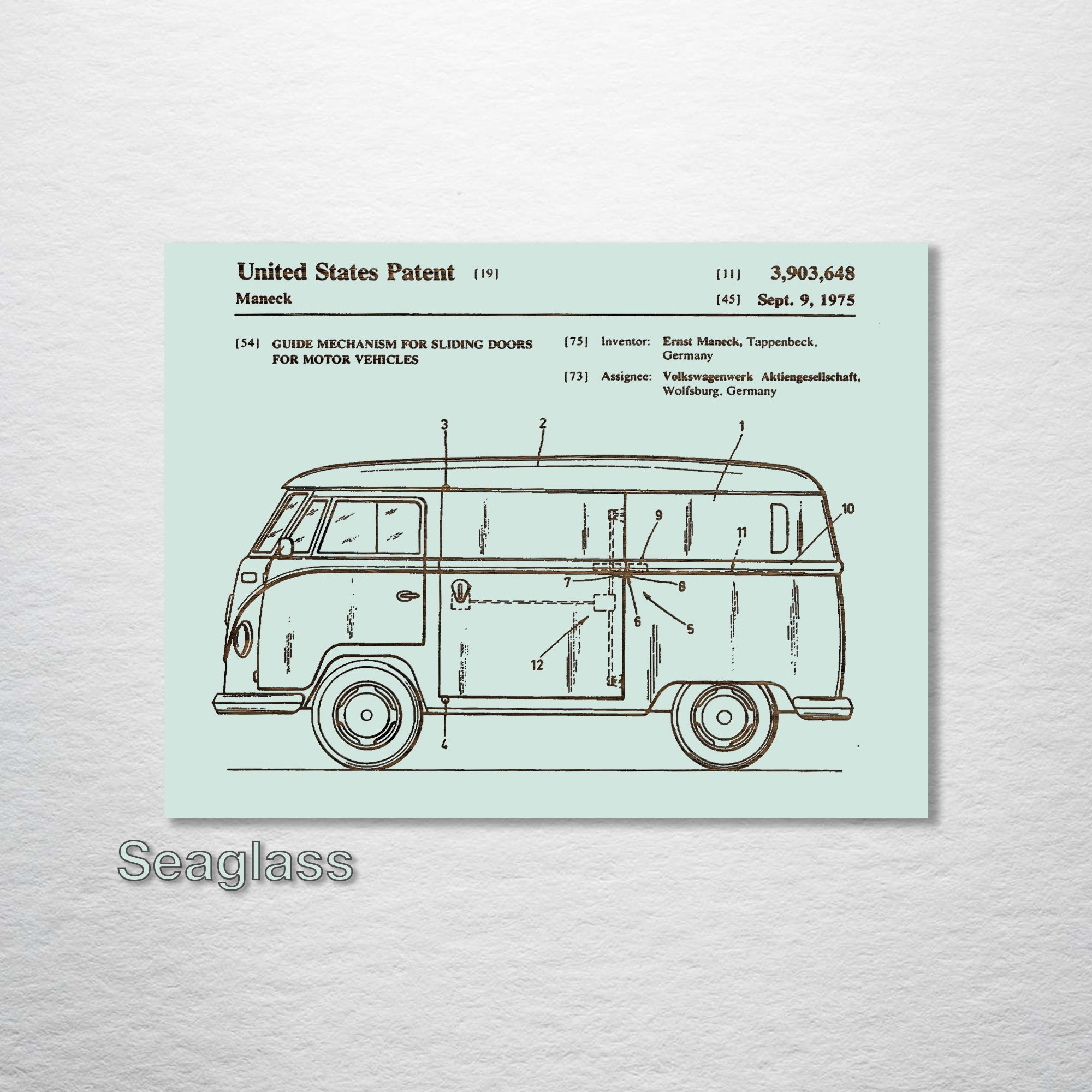 Volkswagen Van - Patent on Wood