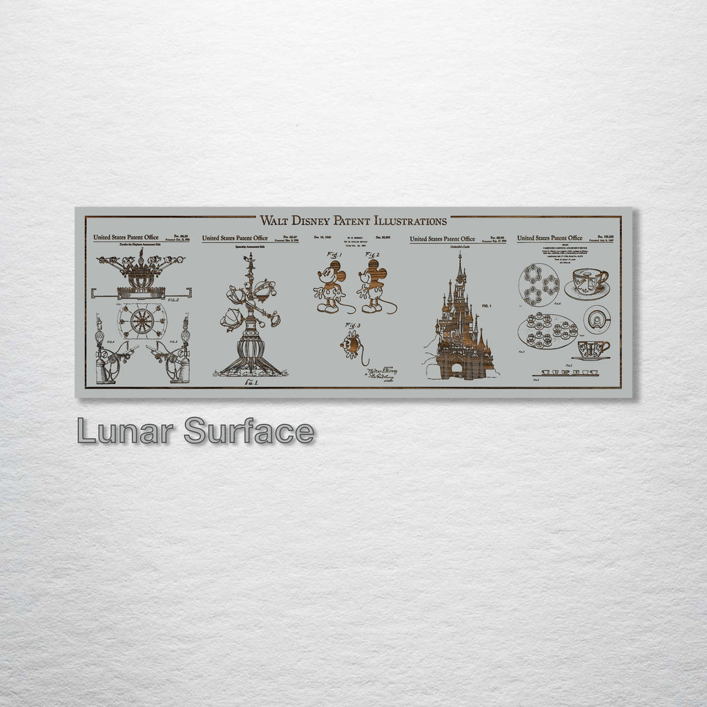 Collage - Disney Patents on Wood