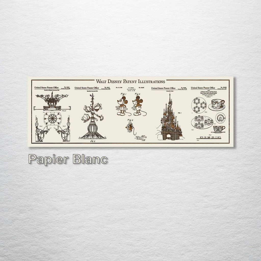 Collage - Disney Patents on Wood