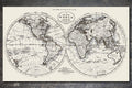 Historic World Map on Wood 1795