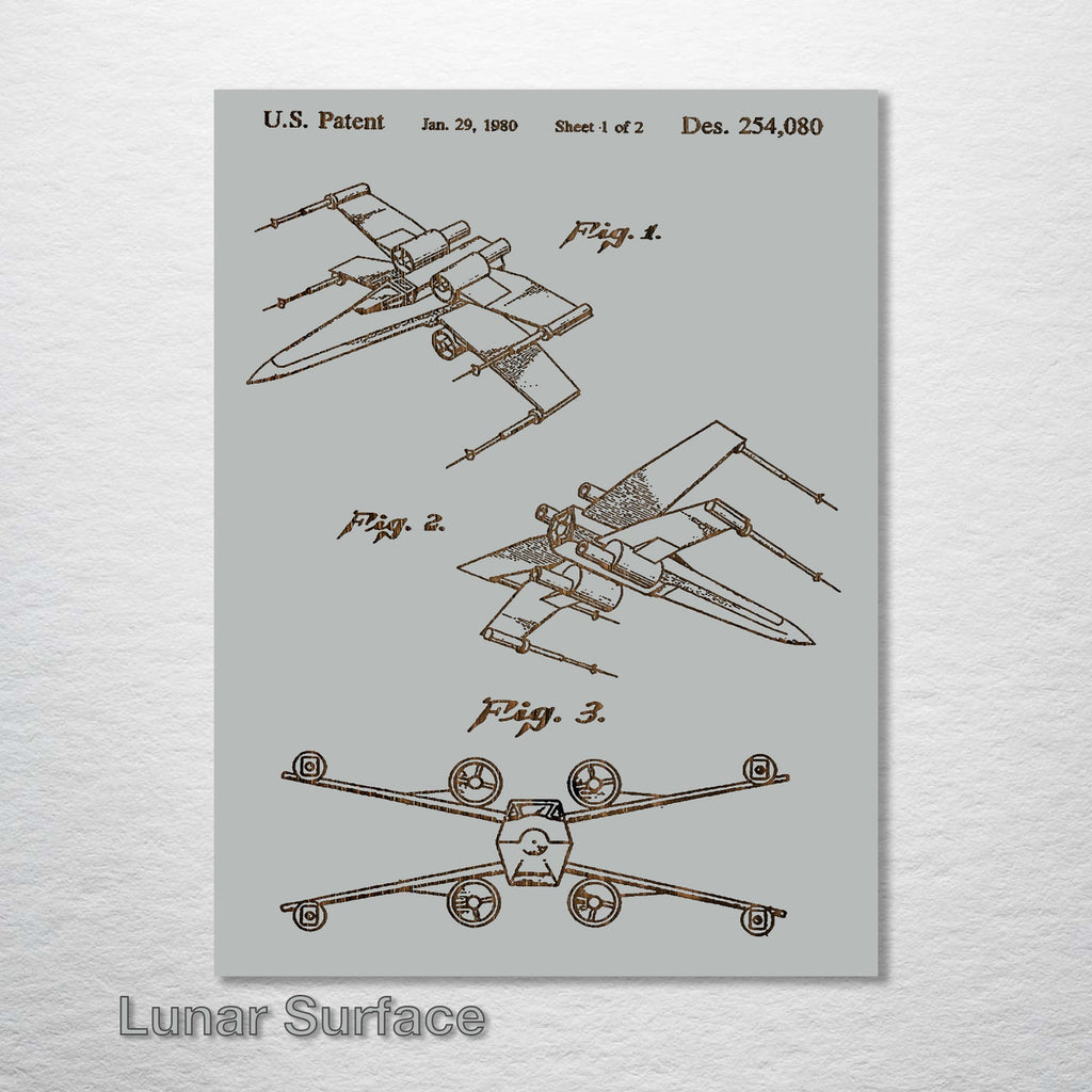 X Wing - Patent on Wood