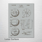 Basketball - Patent on Wood
