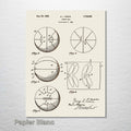 Basketball - Patent on Wood