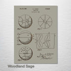 Basketball - Patent on Wood