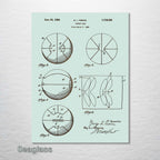 Basketball - Patent on Wood