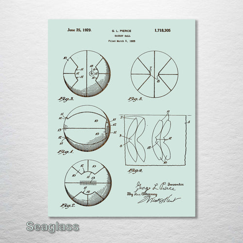 Basketball - Patent on Wood