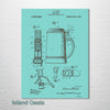 Beer Stein - Patent on Wood