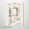 Beer Stein - Patent on Wood
