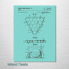 Billiard Ball Rack - Patent on Wood
