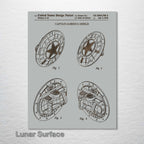 Captain America's Shield - Patent on Wood
