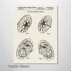 Captain America's Shield - Patent on Wood