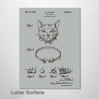 Cat Collar - Patent on Wood