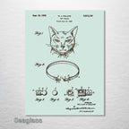 Cat Collar - Patent on Wood