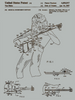 Eddie Van Halen Instrument Support - Patent on Wood
