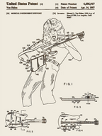 Eddie Van Halen Instrument Support - Patent on Wood